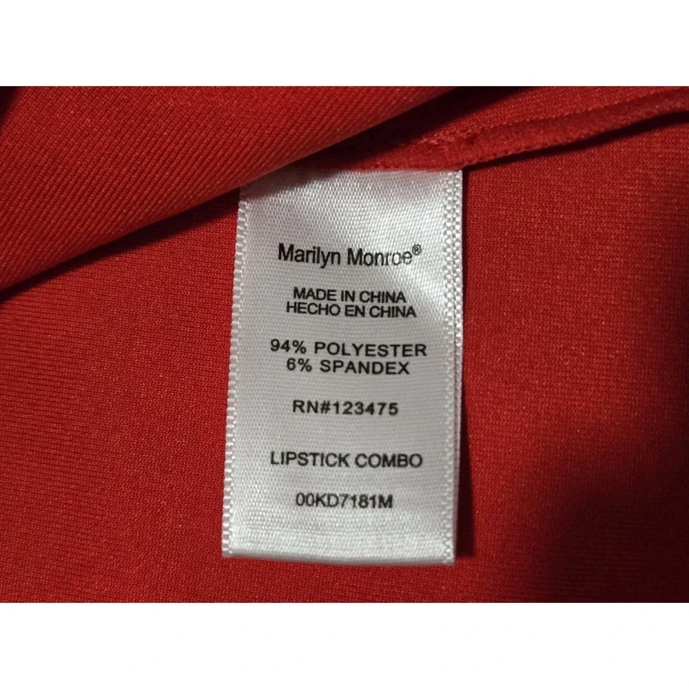Macy's‎ Marilyn Monroe Red Lipstick Dress Walk Of Fame Womens Medium NWT Cosplay